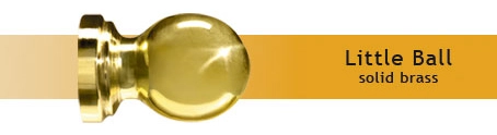 Small Brass Finial Ball